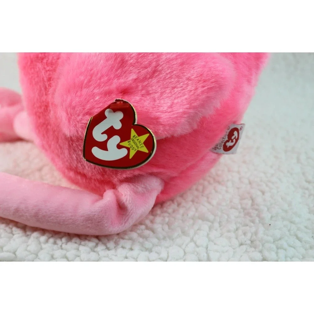 FLAMINGO PINK TY Beanie Baby Buddy PINKY the Stuffed Toy Plush NWT PLUSH‎